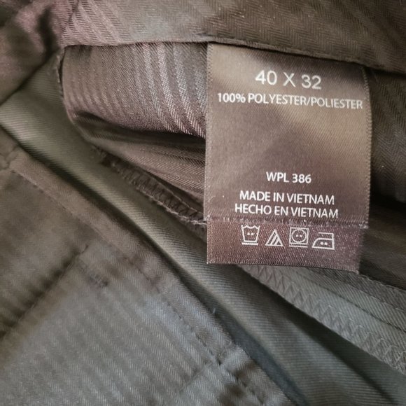 Haggar Clothing Classic Slacks Gabardine Permanent Crease 40W X 32L - Picture 8 of 11